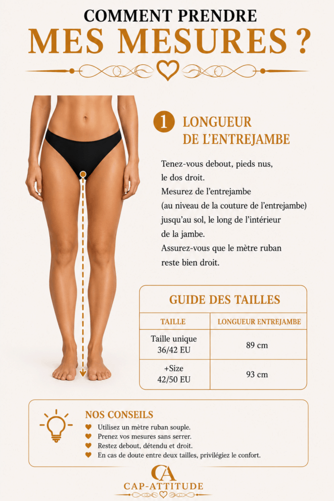 Tailles des bas et collants