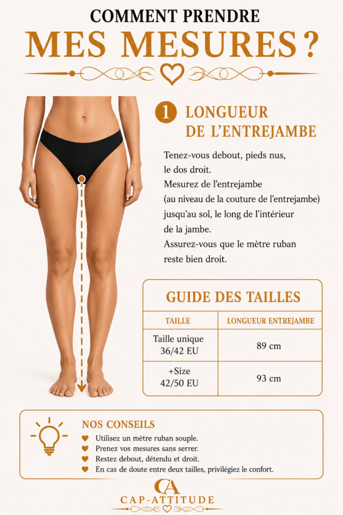 Tailles des bas et collants