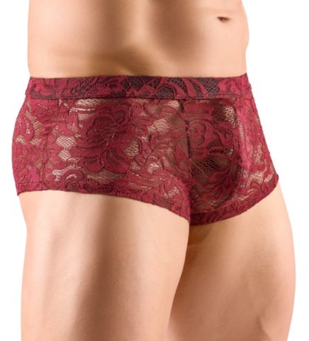 mini boxer homme en dentelle florale