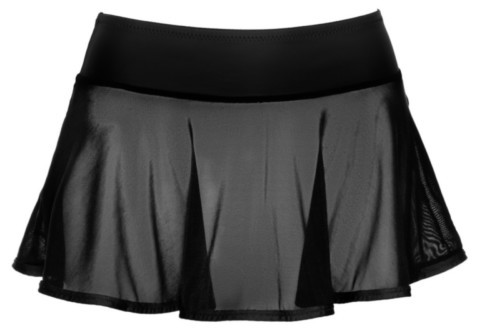 Minijupe noire et transparente de Cottelli PARTY