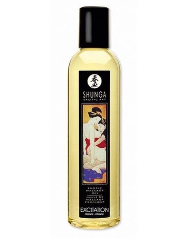 Huile de Massage parfumée Shunga orange