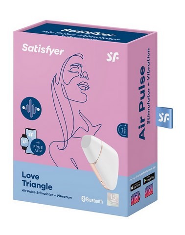 Stimulateur sans contact air pulse connecté - Satisfyer - Love Triangle