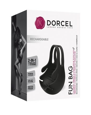 Anneau cockring vibrant et stimulateur de testicules - Dorcel - Fun Bag