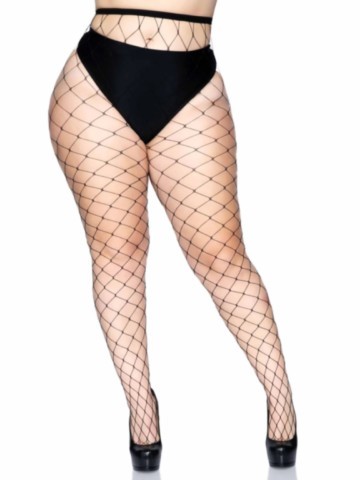 leg avenue 9905q Collant résille filet grandes mailles