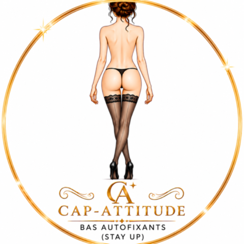 Bas autofixants Stay Up avec dentelle supérieure et maintien sans porte-jarretelles.