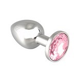 Bijou anal - Rosebud - Plug anal avec cristal rose